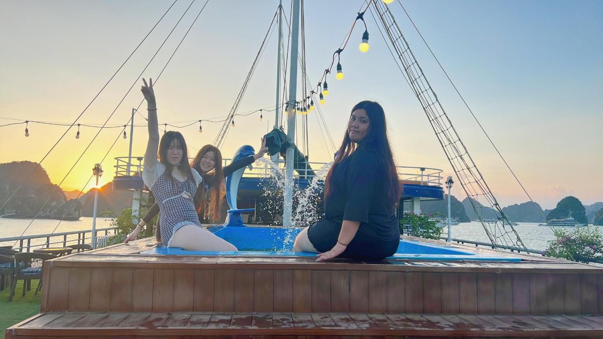 ホテル Lan Ha Lotus Cruise ハロン エクステリア 写真